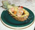 Ананасовые лодочки – блюдо для праздника 