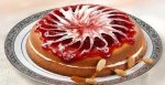 «Брусничка» - пирог из манки